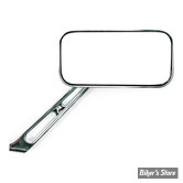 RETRO RECTANGLE - MIRROR AIR GLIDE - TIGE LONGUE - CHROME