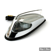 FEU DE GARDE BOUE AV - OEM 68450-49 - Early 50's - CHROME - LENTILLE CLAIRE
