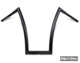 38MM INTÉGRAL - 1 1/2" - GUIDON TODDS CYCLE - 99UP - Strip Bar - HAUTEUR : 51 CM / 20" - NOIR BRILLANT