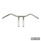 Guidon Pullback Risers Bar chromé - Diamêtre 1"- Hauteur : 7"