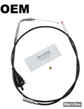 CABLE DE RETOUR - TOURING / CRUISE CONTROL - TOURING 90/95 - OEM 56351-90 - LONGUEUR :10.70CM / 42" - BARNETT - NOIR - 101-30-41003