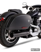 SILENCIEUX RINEHART RACING - SOFTAIL MILWAUKEE EIGHT 18UP - FLSB - NOIR / EMBOUTS : NOIR - 500-1231