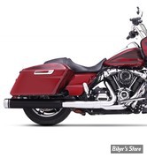 SILENCIEUX - RINEHART RACING - TOURING 17UP - MUFFLER SLIP-ON 4.5" - NOIR / EMBOUT : CHROME MOTOPRO 45 - 500-0111C