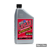 HUILE MOTEUR 20W50 - LUCAS OIL - 20W50 SYNTHETIC MOTOR OIL - LE BIDON DE 1 LITRE