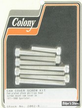 ECLATE I - PIECE N° 26 - VISSERIE DE CARTER DE DISTRIBUTION - SPORTSTER 71/80 - OEM 911 / 912 / 914 - COLONY - PHILLIPS / CADMIUM - 2062-8 