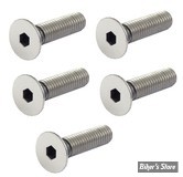 VIS TETE FRAISEE 1/4-20 X 16MM / 5/8"- ALLEN - INOX - LES 5 PIECES