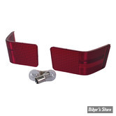 CABOCHONS DE FEU FREIN / FEU ARRIÈRE DE TOUR PACK - OEM 58383-89 / 58384-89 - Couleur des cabochons : ROUGE - MCS