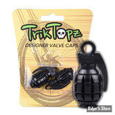 BOUCHONS DE VALVE TRIK TOPZ - GRENADE - NOIR