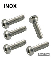 VIS TETE BOMBEE 1/4"-20 X 19.00MM / 3/4"- GARDNER WESCOTT - ALLEN - INOX - LE PAQUET DE 5 PIECES