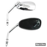 RETRO CUSTOM - MCS - ANGLE MORT - CHROME - LA PAIRE