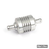  FILTRE A ESSENCE - GOLAN - 1/4" (6mm) - GOLAN  MINI FUEL FILTER - ANODISE CLAIR