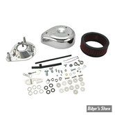 S&S -  KIT FILTRE A AIR SS - TEARDROP - SPORTSTER 04/06 - AVEC CARBURATEUR S&S E OU G - CHROME