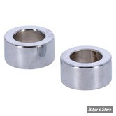 ENTRETOISE D'AXE DE ROUE - DIAMETRE INTERNE : 19.10mm / 3/4" - EPAISSEUR  :15.88 MM / 5/8" - PAUGHCO - CHROME - LA PAIRE - 62575