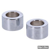 ENTRETOISE D'AXE DE ROUE - DIAMETRE INTERNE : 19.10mm / 3/4" - EPAISSEUR  :19.05 MM / 3/4" - PAUGHCO - CHROME - LA PAIRE -  75075