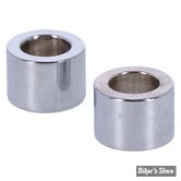 ENTRETOISE D'AXE DE ROUE - DIAMETRE INTERNE : 19.10mm / 3/4" - EPAISSEUR  :22.23 MM / 7/8" - PAUGHCO - CHROME - LA PAIRE - 87575