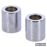 ENTRETOISE D'AXE DE ROUE - DIAMETRE INTERNE : 19.10mm / 3/4" - EPAISSEUR  :34.93 MM / 1 1/8" - PAUGHCO - CHROME - LA PAIRE - 137575