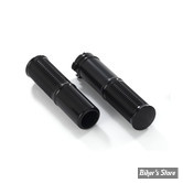 POIGNEES KUSTOM TECH - FL HANDLEBAR GRIP SET - TIRAGE EXTERNE - ALUMINIUM - NOIR ANODISE