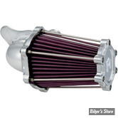 FILTRE A AIR PERFORMANCE MACHINE - BIG TWIN ET TWIN CAM 93UP - CARBURATEUR S&S E OU G - FASTAIR - CHROME