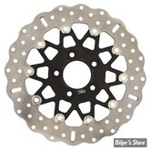 - ECLATE DF - PIECE N° 01 -  DISQUE DE FREIN ARRIERE -  OEM 41797-00 - FLOTTANT - EBC - FLOTTANT 10 BUTTON CONTOUR / NARROW - CHROME / NOIR - RSD014CBLK