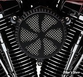 FILTRE A AIR COBRA - TOURING 08/16 / SOFTAIL 16/17 / DYNA FXDLS 16/17 - NAKED - SWEPT - NOIR