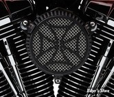 FILTRE A AIR COBRA - TOURING 08/16 / SOFTAIL 16/17 / DYNA FXDLS 16/17 - NAKED - CROSS - NOIR