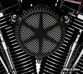 FILTRE A AIR COBRA - TOURING 08/16 / SOFTAIL 16/17 / DYNA FXDLS 16/17 - NAKED - SPOKE - NOIR