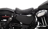 - SELLE DRAG SPECIALTIES - BOBBER SOLO - SPORTSTER 10/22 - NOIR - DOUBLE DIAMOND / COUTURES : ARGENT - 0804-0740