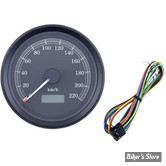 ECLATE A1 - PIECE N° 25 -  COMPTEUR - OEM 67041-98 / 67041-98B - TYPE OEM - DRAG SPECIALTIES - 3-3/8" Programmable Electronic Speedometer - UNIVERSEL - EN KM/H