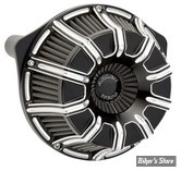 FILTRE A AIR - A.NESS - MILWAUKEE EIGHT 2023UP - INVERTED SERIES AIR CLEANER - 10-GAUGE - FINITION : NOIR / CONTRAST CUT - 600-221