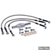 - DURITE DE FREIN AVANT - DYNA FXDB / FXDC 91/92 / FXDL 93/00 - LONGUEUR : +000 - 2 DISQUES - OEM 45111-96 / 45111-89A - GOODRIDGE - INOX - HD0039-3FC-CL