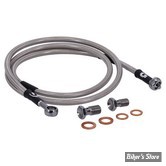 - DURITE DE FREIN AVANT - SOFTAIL FXSTS 88/06 - LONGUEUR : +000 - 1 DISQUE - OEM 45110-96 - GOODRIDGE - INOX - HD0043-1FC-CL
