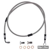 -  DURITE DE FREIN AVANT - SPORTSTER 1200C 96/03  - LONGUEUR : +000 - 1 DISQUE - OEM 45121-96A - GOODRIDGE - INOX - HD6883-1FC-CL