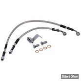 -  DURITE DE FREIN ARRIÈRE - TOURING 92/96 - LONGUEUR : +000 - OEM 40971-93C / 40971-93 - GOODRIDGE - INOX - HD0032-2RC-CL