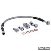 -  DURITE DE FREIN ARRIÈRE - DYNA 00/07 - LONGUEUR : +000 - OEM 40956-00B / 40956-00 - GOODRIDGE - INOX - HD0065-2RC-CL