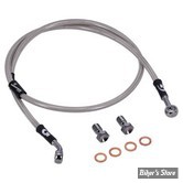 - DURITE DE FREIN AVANT - SPORTSTER 1200 / 883 04/13 - LONGUEUR : +000 - 1 DISQUE - OEM 46400-04 / C - GOODRIDGE - INOX - HD0069-1FC-CL