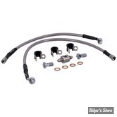 -  DURITE DE FREIN ARRIÈRE - SPORTSTER 04/13 - LONGUEUR : +000 - OEM 44429-04 - GOODRIDGE - INOX - HD0068-2RC-CL