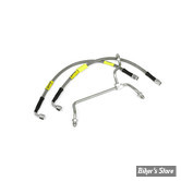 - DURITE DE FREIN AVANT - TOURING FLTRX / FLTRXS 15/16 ABS - OEM 41800340 - GOODRIDGE - STANDARD - INOX GAINE 