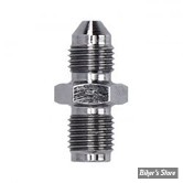 - RACCORD DE CONNECTION : AN3 > 3/8"-24 UNF - GOODRIDGE - 0° - CHROME - 815-03VCH