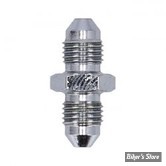 - RACCORD DE CONNECTION : AN3 3/8"-24 > AN3 3/8"-24 - GOODRIDGE - CHROME - 815-03CH