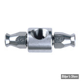 REPARTITEUR / CORPS DE CONTACTEUR  DE FREIN ARRIERE - GOODRIDGE - 1/8" NPT - INOX - MCHD-002