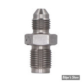 - RACCORD DE CONNECTION : AN3 3/8"-24 > 7/16"-24  - GOODRIDGE - 0° - INOX - 10716-03C