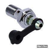 VIS BANJO PURGEUR - PAS DE VIS :  3/8"-24 - GOODRIDGE - CHROME