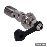 VIS BANJO PURGEUR - PAS DE VIS :  3/8"-24 DOUBLE BANJO - GOODRIDGE - INOX - 773-03BNC