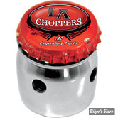 PIÈCE N° 15 - TIRETTE DE STARTER - KEIHIN CV - L.A CHOPPERS - BOTTLE CAP - CHROME