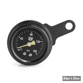 KIT MANOMÈTRE D'AIR / SUSPENSIONS - HD UNIVERSEL - KILLER CUSTOM - LIGNE DE PRESSION : 4 MM / 5/32" - FOND : NOIR - UN-PRGAUGE-4