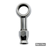 Banjo a sertir 10mm / 3/8"- 0° - LONG / CHROME - 5092-02-03C