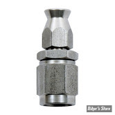 RACCORD - DURITE A SERTIR SUR RACCORD AN3 3/8"-24 FEMELLE - 0° - INOX - 6001-03C