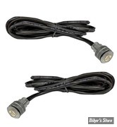 ECLAIRAGE A VISSER - CUSTOM DYNAMICS - LED BOLTZ FOR CUSTOM MOTORCYCLE LIGHTING -  ECLAIRAGE : ROUGE - CORPS : POLI