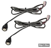 ECLAIRAGE A VISSER - CUSTOM DYNAMICS - LED BOLTZ FOR CUSTOM MOTORCYCLE LIGHTING - ECLAIRAGE : ORANGE - CORPS : NOIR