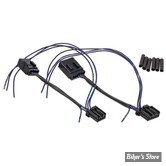 FAISCEAU DE CLIGNOTANTS - AVANT - CLIGNOTANTS SUPPLEMENTAIRES - TOURING FLHR 14/24 - NAMZ EZ-INSTALL - N-FTTH-04
